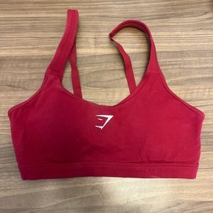 GymShark Red Sports Bra